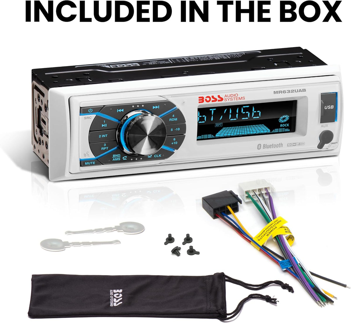 Boss Audio MR632UAB Marine Flash Audio Player – Powerboats