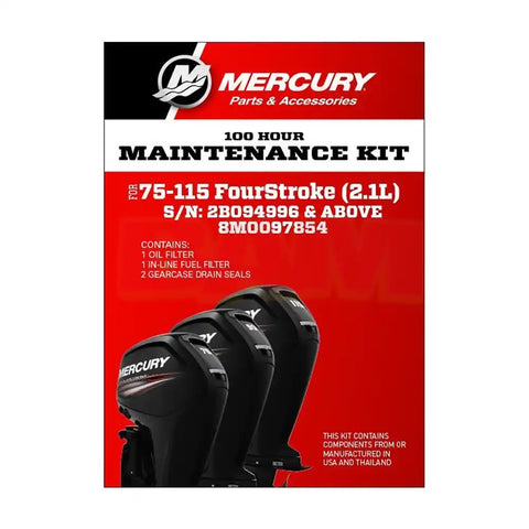 SERV KIT-100HRS 75-115HP 4 TIEMPOS MERCURY - 8M0097854