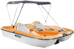 BOTE DE PEDAL MONACO DLX - BLANCO/NARANJA